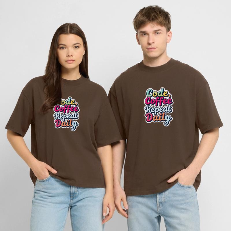 Code Sleep Debug Repeat Programmer Shirt T-shirt bio Blaster 2.0 coupe oversize Stanley/Stella Unisexe