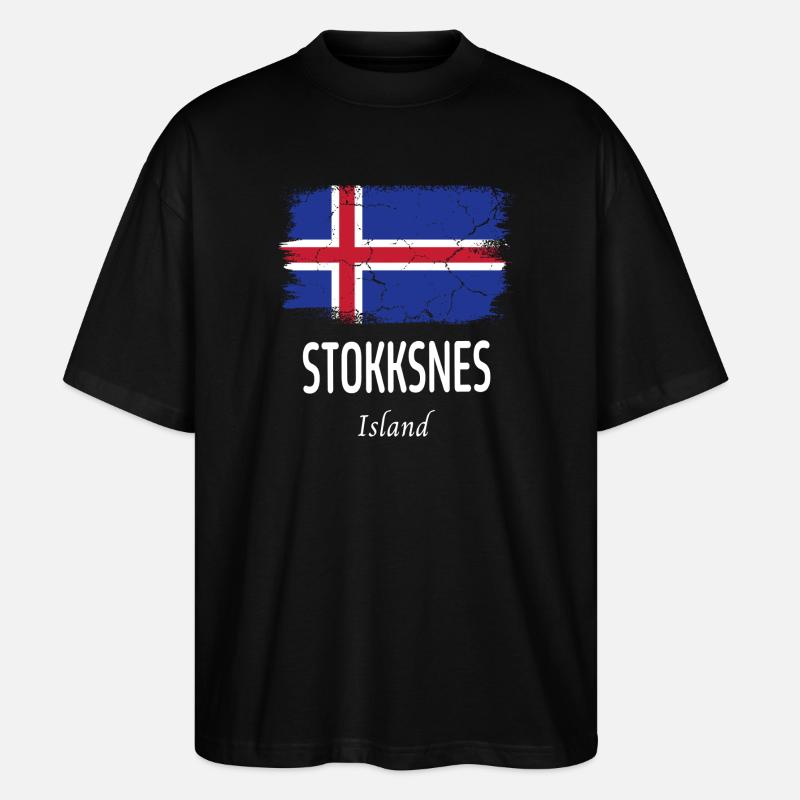 Stokksnes - Stanley/Stella Oversized Unisex Organic T-shirt Blaster 2.0 - black