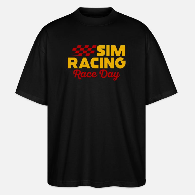 Journée de course de simulation - T-shirt bio Blaster 2.0 coupe oversize Stanley/Stella Unisexe - noir