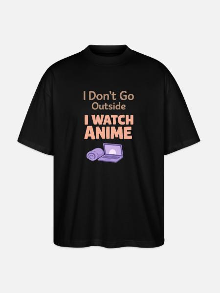 Anime-hausmensch Kuscheliger Weeb - Stanley/Stella Oversized Unisex Bio T-Shirt Blaster 2.0 - Schwarz