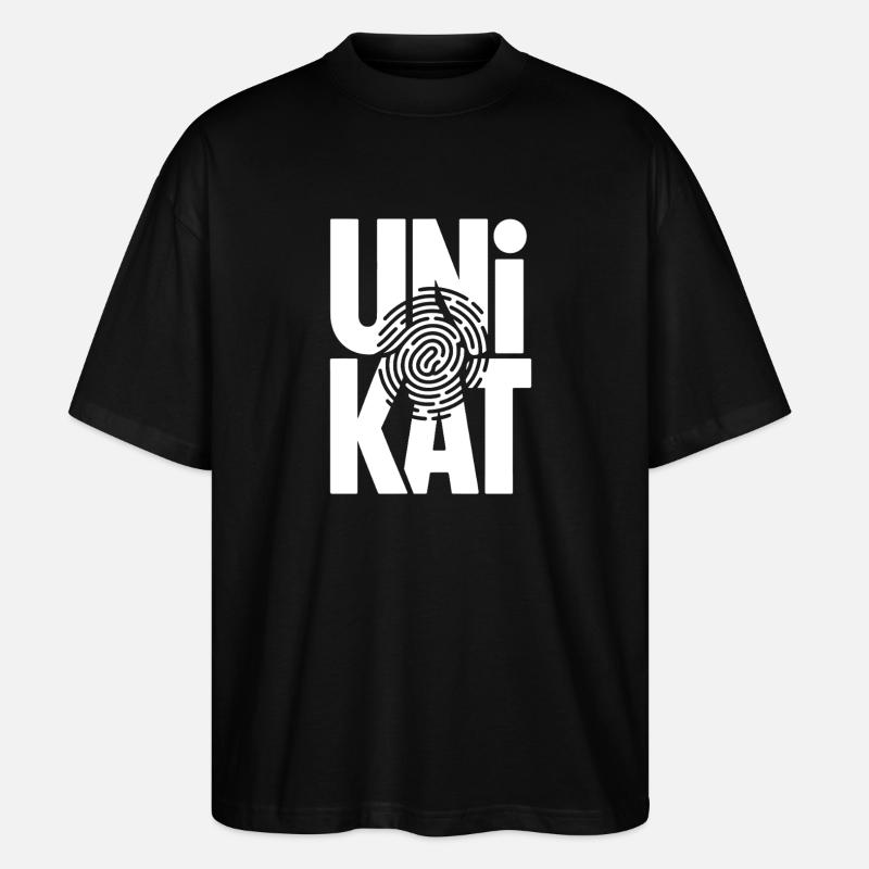 Unikat Einzigartig Individuell Selbstwert Unique - Stanley/Stella Oversized Unisex Bio T-Shirt Blaster 2.0 - Schwarz