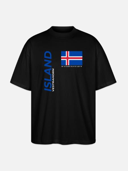 Vestrahorn - Stanley/Stella Oversized Unisex Organic T-shirt Blaster 2.0 - black