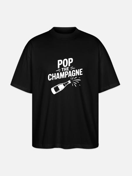 Pop the - Stanley/Stella Oversized Unisex Organic T-shirt Blaster 2.0 - black