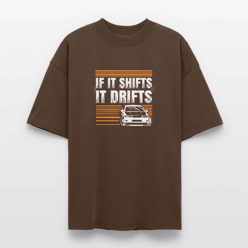 Si ça bouge, ça dérape, devis de dérapage de voiture, devis de conception T-shirt bio Blaster 2.0 coupe oversize Stanley/Stella Unisexe