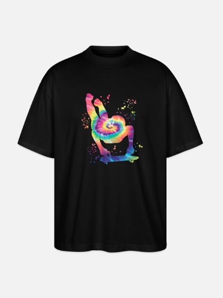 Skeleton Bobsleigh Winter Sports Sled - Stanley/Stella Oversized Unisex Organic T-shirt Blaster 2.0 - black
