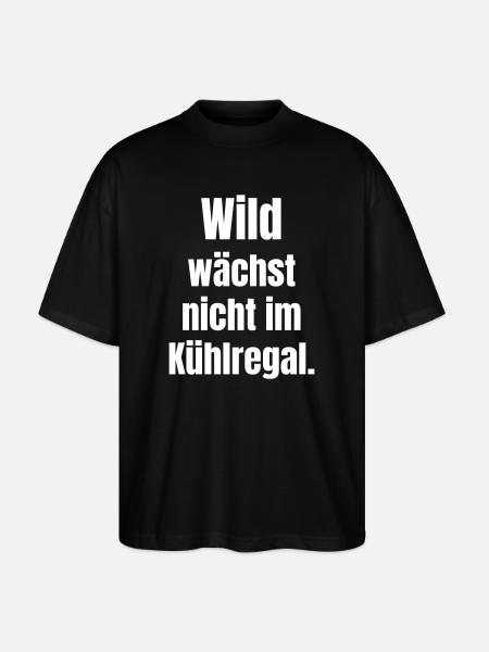 Wildes Statement: Nicht im Kühlregal - Stanley/Stella Oversized Unisex Bio T-Shirt Blaster 2.0 - Schwarz