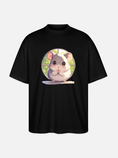 Rat Rat - Stanley/Stella Oversized Unisex Organic T-shirt Blaster 2.0 - black
