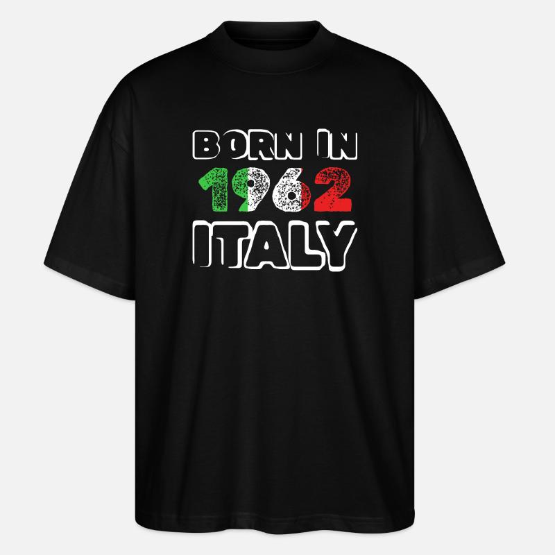 1962 - Stanley/Stella Oversized Unisex Bio T-Shirt Blaster 2.0 - Schwarz
