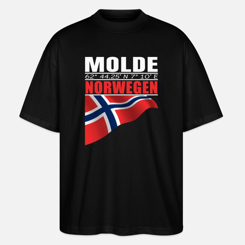 Molde - Stanley/Stella Oversized Unisex Organic T-shirt Blaster 2.0 - black
