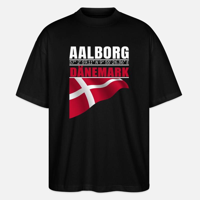 Aalborg - Stanley/Stella Oversized Unisex Bio T-Shirt Blaster 2.0 - Schwarz