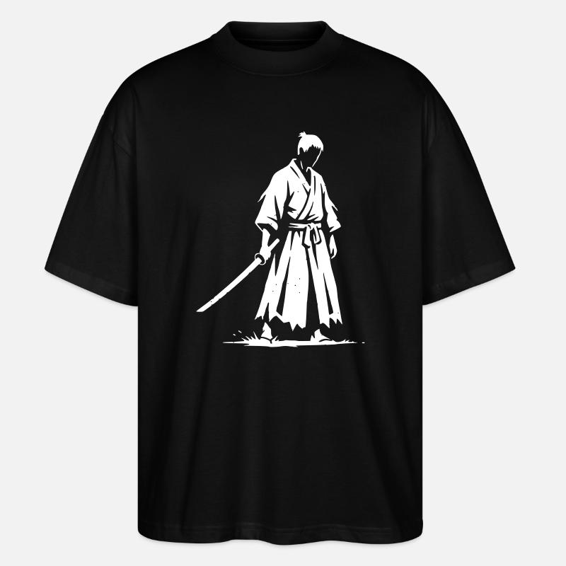 Sad Ronin Samurai Warrior - T-shirt bio Blaster 2.0 coupe oversize Stanley/Stella Unisexe - noir