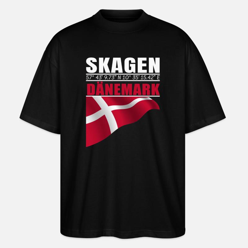 Skagen - Stanley/Stella Oversized Unisex Bio T-Shirt Blaster 2.0 - Schwarz