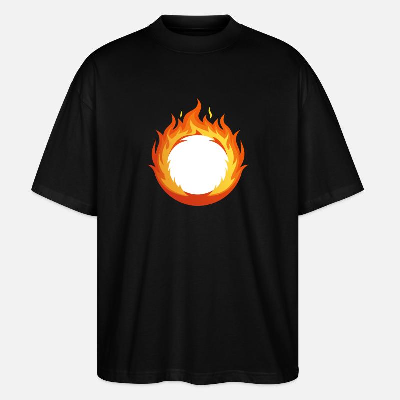 Ring des Feuers - Stanley/Stella Oversized Unisex Bio T-Shirt Blaster 2.0 - Schwarz