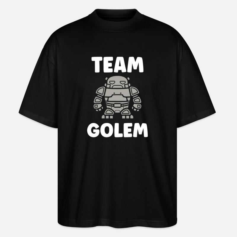Team Golem - Stanley/Stella Oversized Unisex Bio T-Shirt Blaster 2.0 - Schwarz