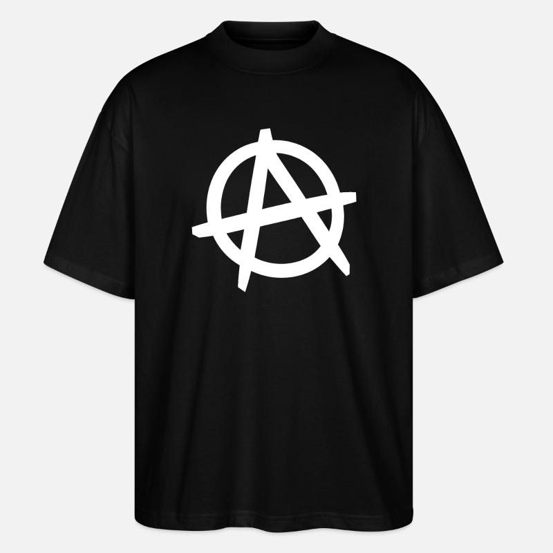 The Couching Dad "Anarchy" - Stanley/Stella Oversized Unisex Organic T-shirt Blaster 2.0 - black