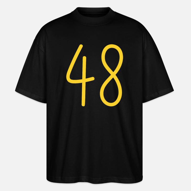 48 - Stanley/Stella Oversized Unisex Bio T-Shirt Blaster 2.0 - Schwarz