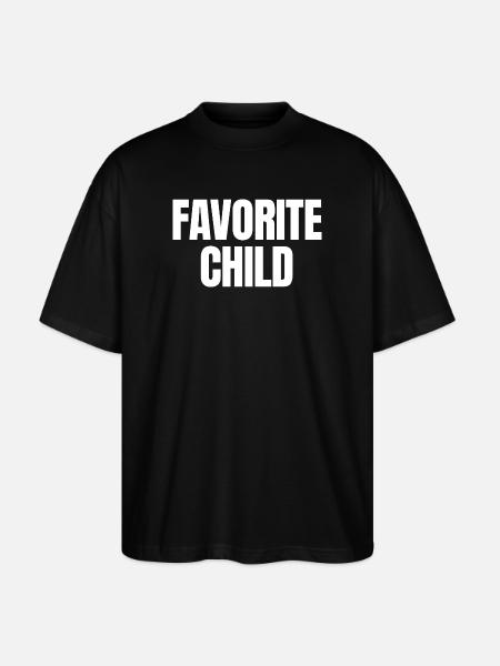Lieblingskind - Stanley/Stella Oversized Unisex Bio T-Shirt Blaster 2.0 - Schwarz
