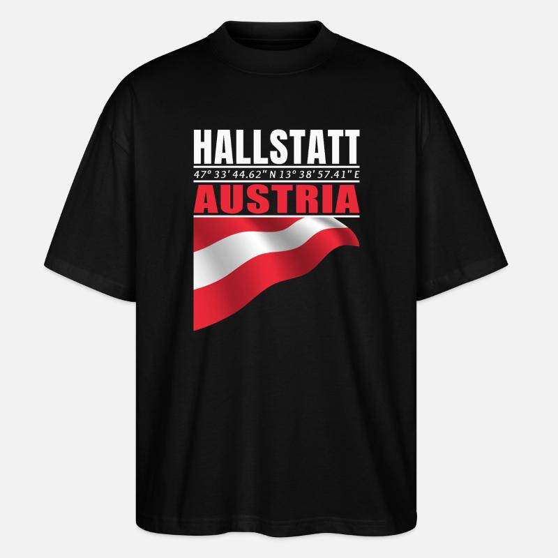 Hallstatt - Stanley/Stella Oversized Unisex Organic T-shirt Blaster 2.0 - black