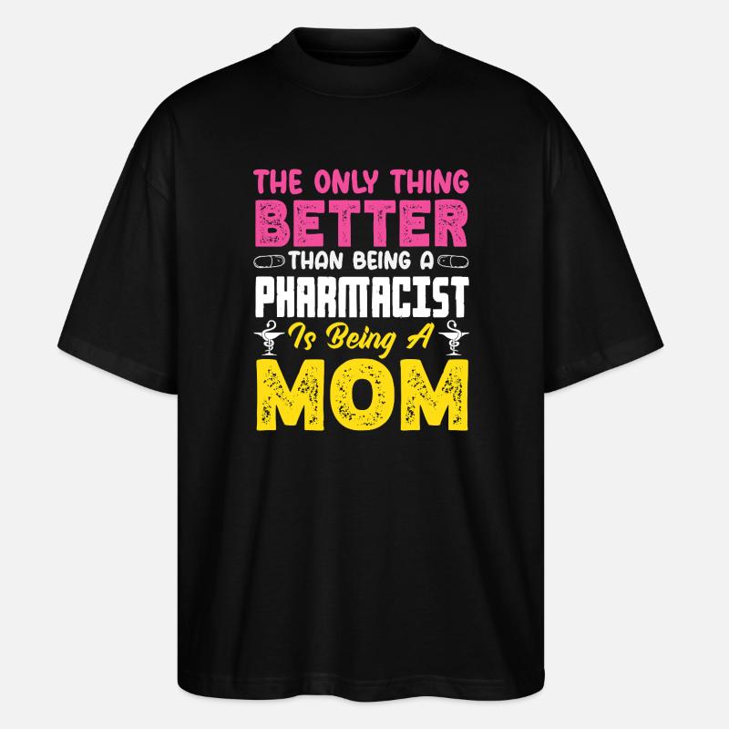 Apotheker Pharmazeutisch-technischer - Stanley/Stella Oversized Unisex Bio T-Shirt Blaster 2.0 - Schwarz