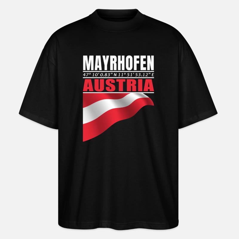 Mayrhofen - T-shirt bio Blaster 2.0 coupe oversize Stanley/Stella Unisexe - noir