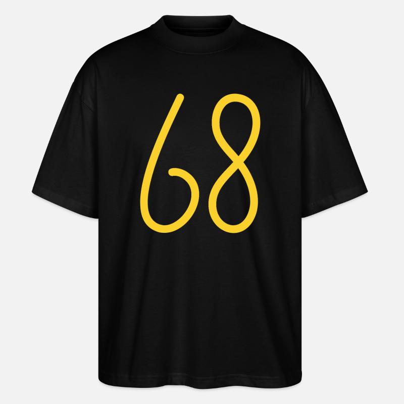 68 - Stanley/Stella Oversized Unisex Bio T-Shirt Blaster 2.0 - Schwarz