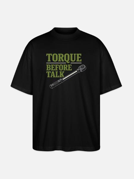 Traktormechaniker Dieselreparatur Tech - Stanley/Stella Oversized Unisex Bio T-Shirt Blaster 2.0 - Schwarz