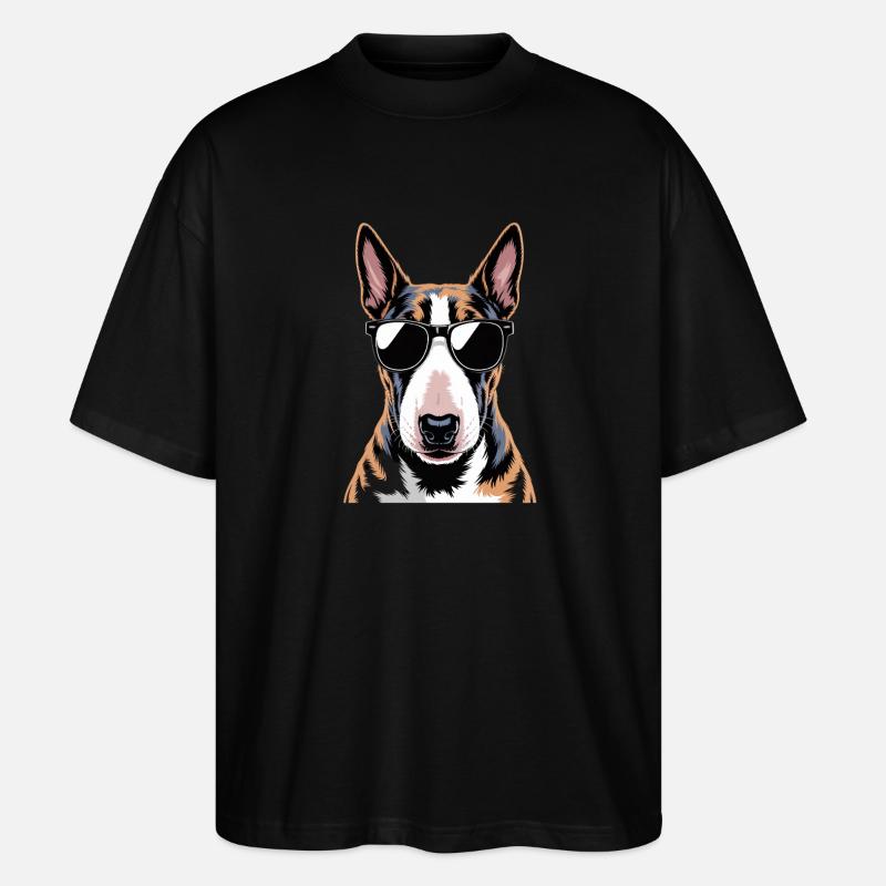Bullterrier - Stanley/Stella Oversized Unisex Bio T-Shirt Blaster 2.0 - Schwarz