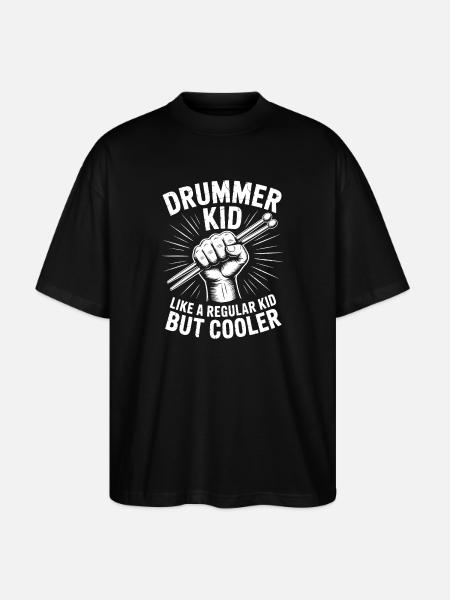 Drummer Saying Funny Drummer Gift - Stanley/Stella Oversized Unisex Organic T-shirt Blaster 2.0 - black