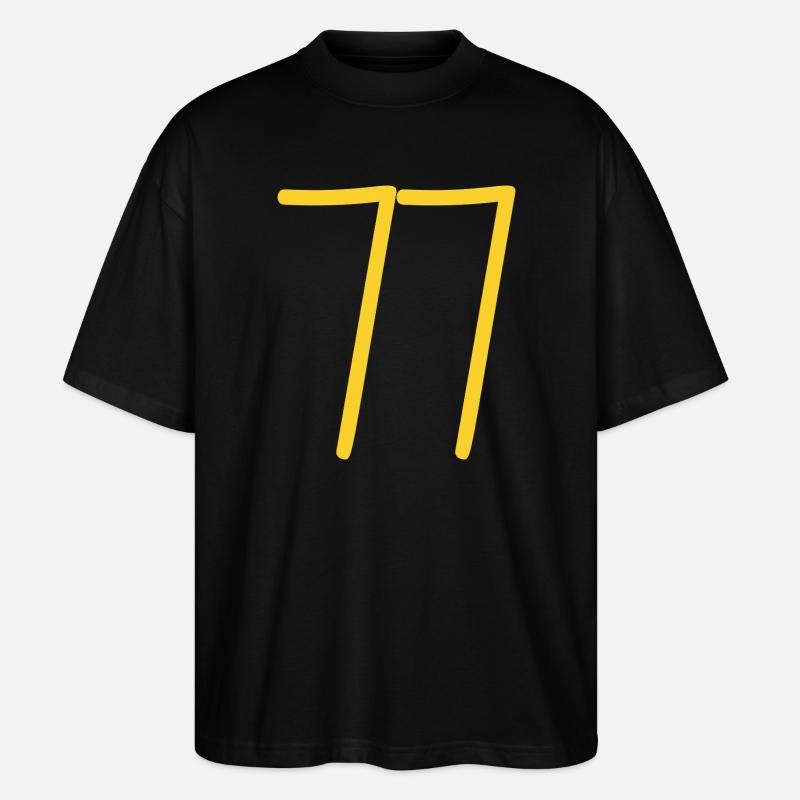 77 - T-shirt bio Blaster 2.0 coupe oversize Stanley/Stella Unisexe - noir