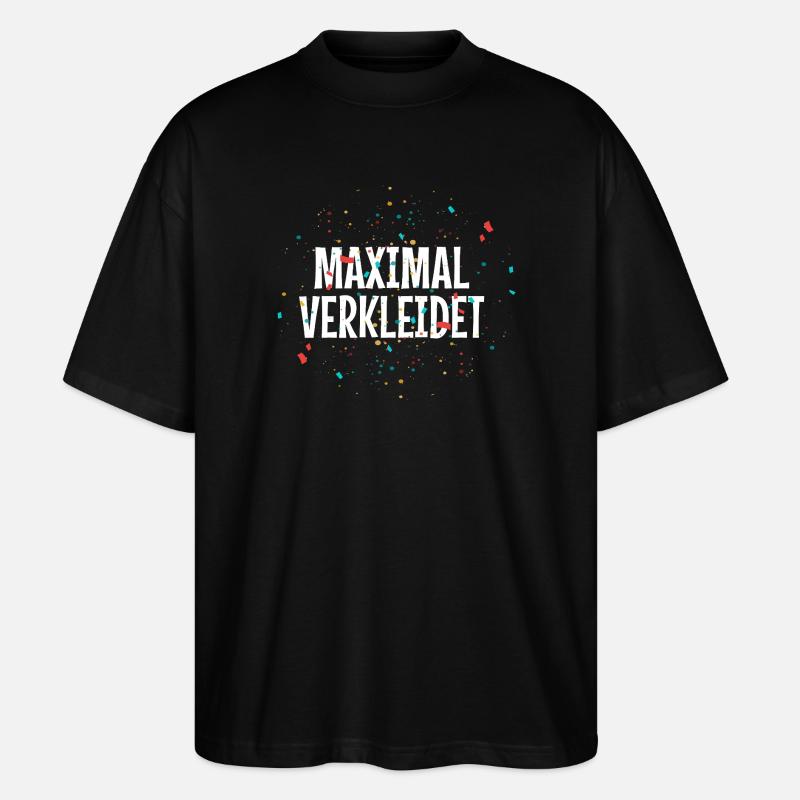 MAXIMALLY HABILÉ – Costume de Carnaval Spru - T-shirt bio Blaster 2.0 coupe oversize Stanley/Stella Unisexe - noir