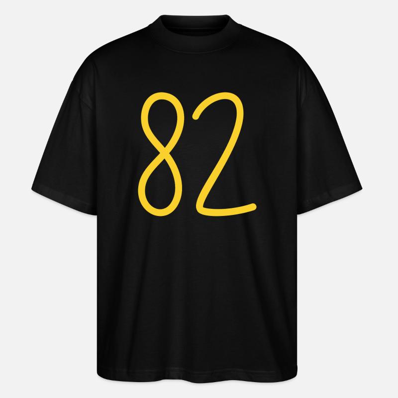 82 - Stanley/Stella Oversized Unisex Bio T-Shirt Blaster 2.0 - Schwarz