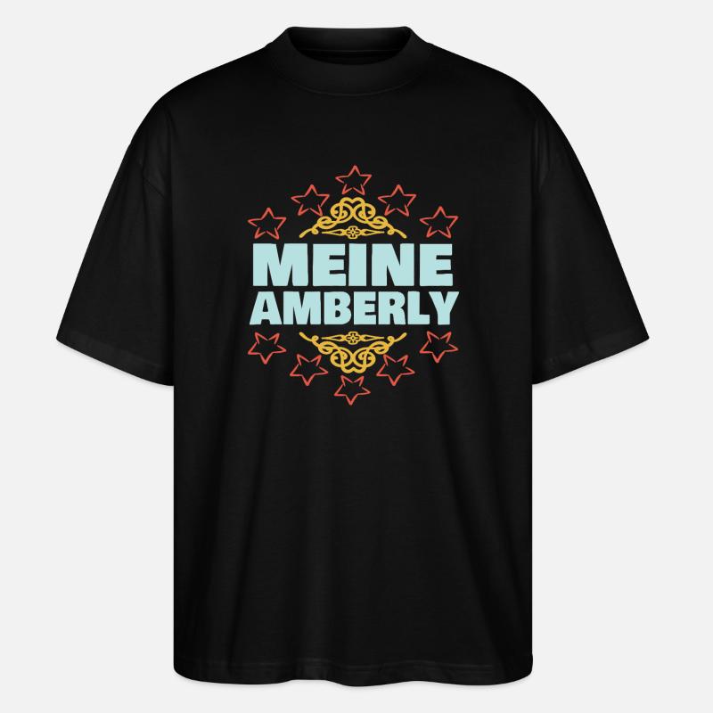 Maedchen Amberly - Stanley/Stella Oversized Unisex Bio T-Shirt Blaster 2.0 - Schwarz