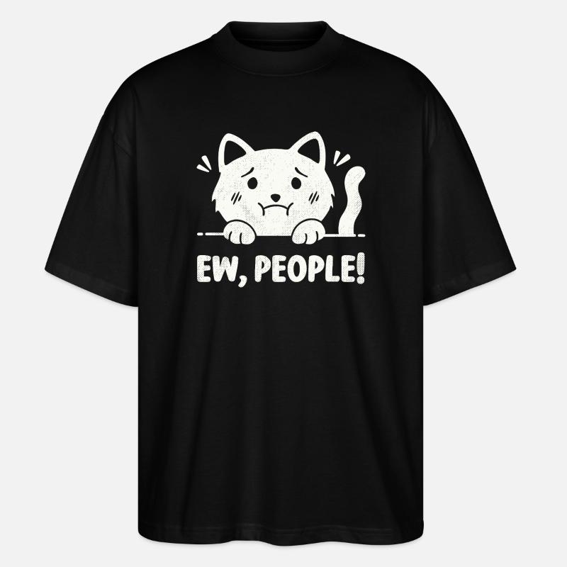 Igitt, Leute! - Stanley/Stella Oversized Unisex Bio T-Shirt Blaster 2.0 - Schwarz