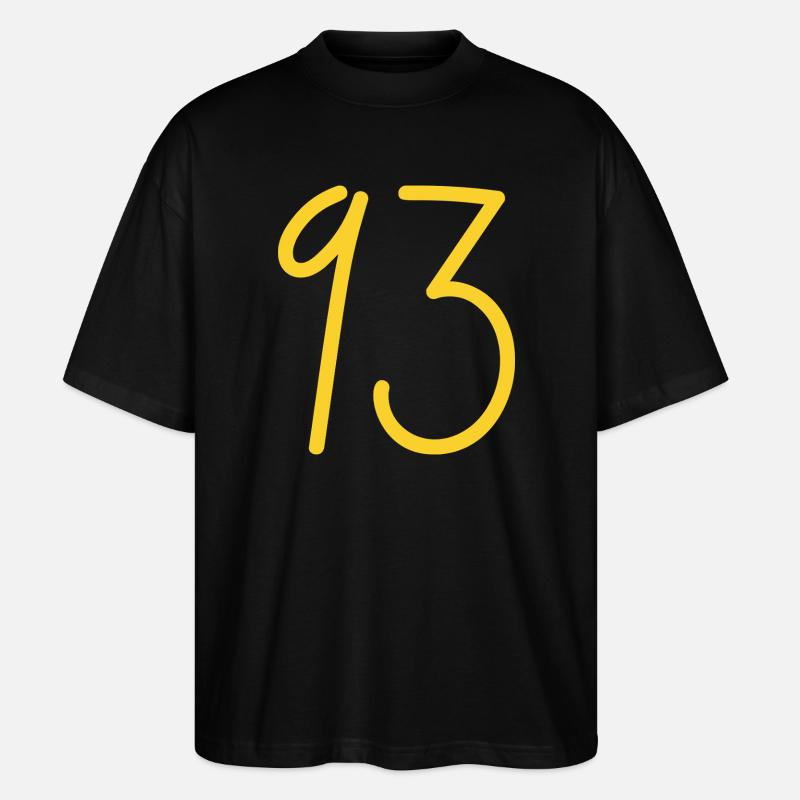 93 - Stanley/Stella Oversized Unisex Bio T-Shirt Blaster 2.0 - Schwarz