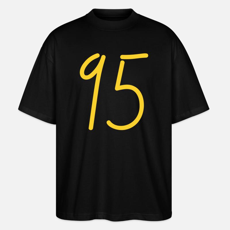95 - Stanley/Stella Oversized Unisex Bio T-Shirt Blaster 2.0 - Schwarz