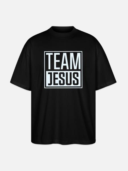 Team Jesus - Stanley/Stella Oversized Unisex Organic T-shirt Blaster 2.0 - black