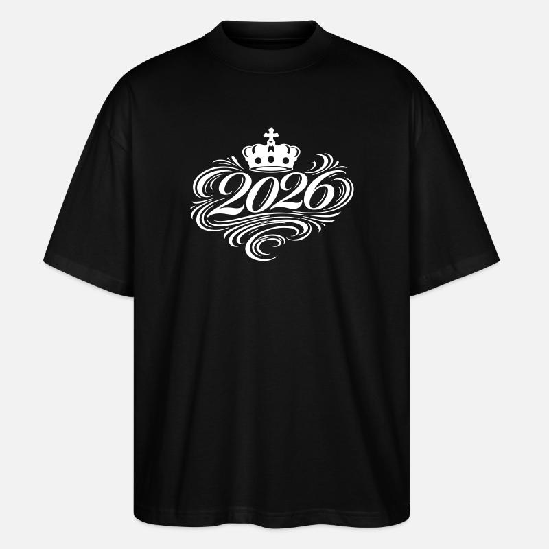 2026 Edel - Stanley/Stella Oversized Unisex Bio T-Shirt Blaster 2.0 - Schwarz