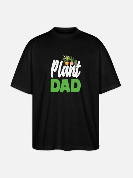 Plant Lover Father Gardening Home Gardener - Stanley/Stella Oversized Unisex Organic T-shirt Blaster 2.0 - black
