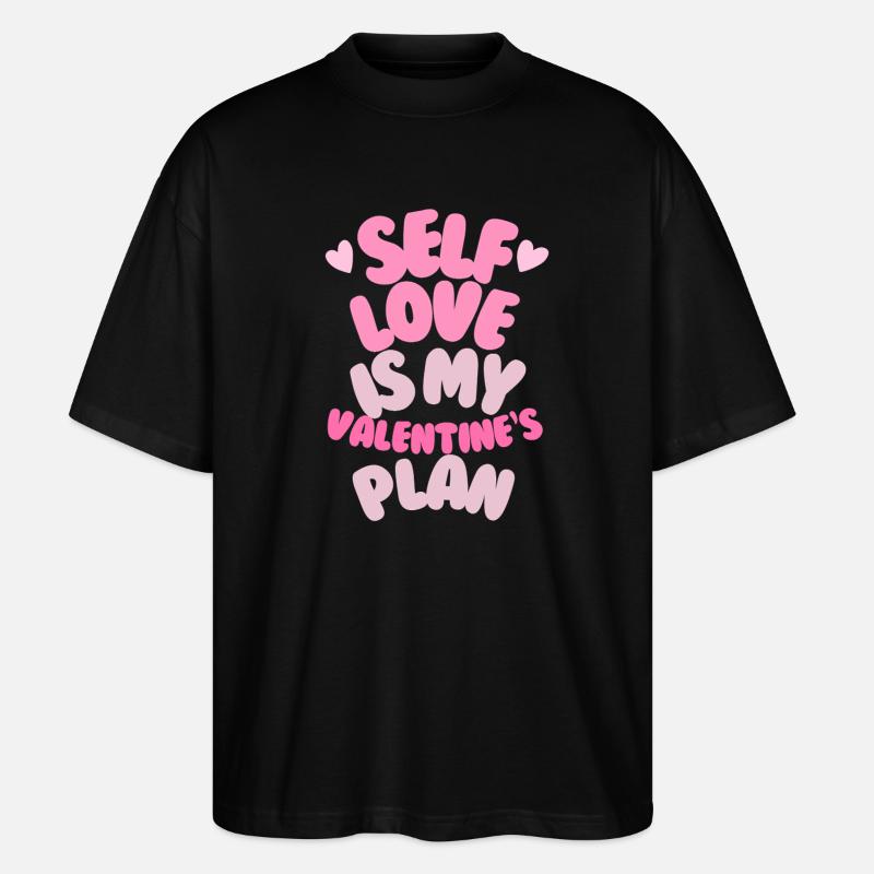 L’amour de soi pour la Saint-Valentin - T-shirt bio Blaster 2.0 coupe oversize Stanley/Stella Unisexe - noir