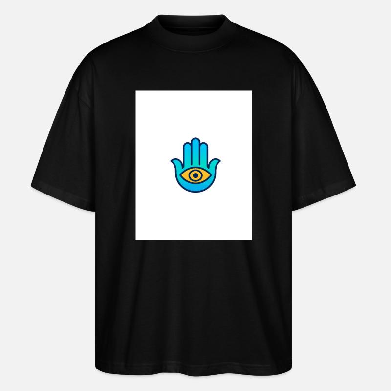 five - Stanley/Stella Oversized Unisex Organic T-shirt Blaster 2.0 - black