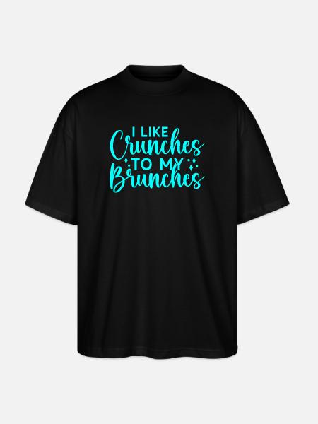 Fitness Motivation Bodybuilder Like Crunches - Stanley/Stella Oversized Unisex Organic T-shirt Blaster 2.0 - black
