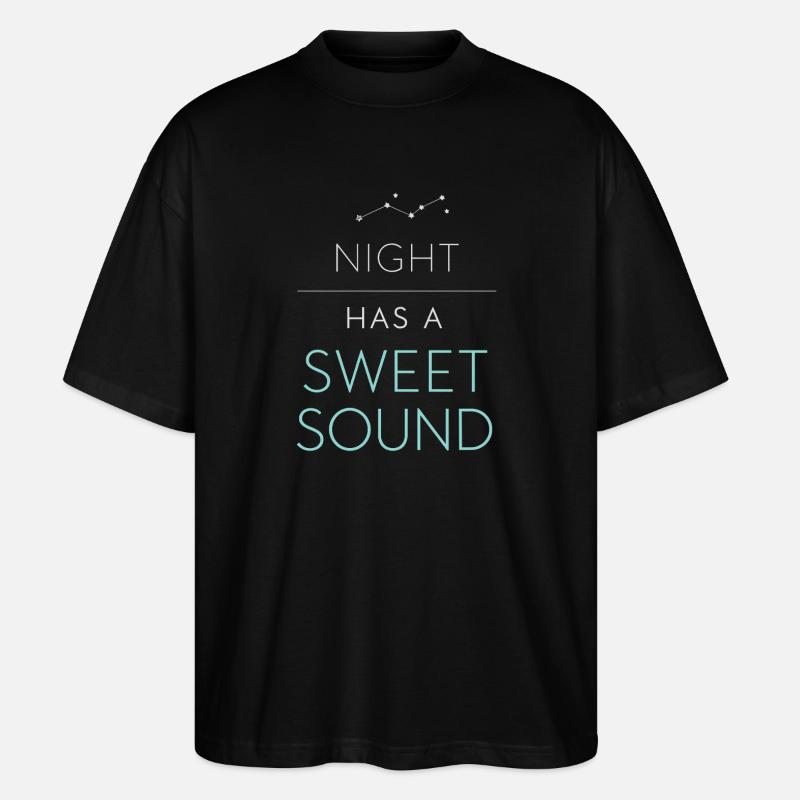 Nachtbootfahren Mit - Stanley/Stella Oversized Unisex Bio T-Shirt Blaster 2.0 - Schwarz
