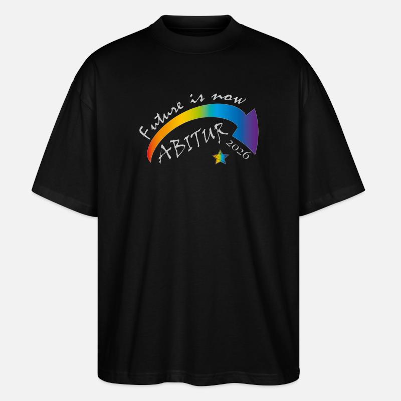 Futur Maintenant Abitur 2026 - T-shirt bio Blaster 2.0 coupe oversize Stanley/Stella Unisexe - noir