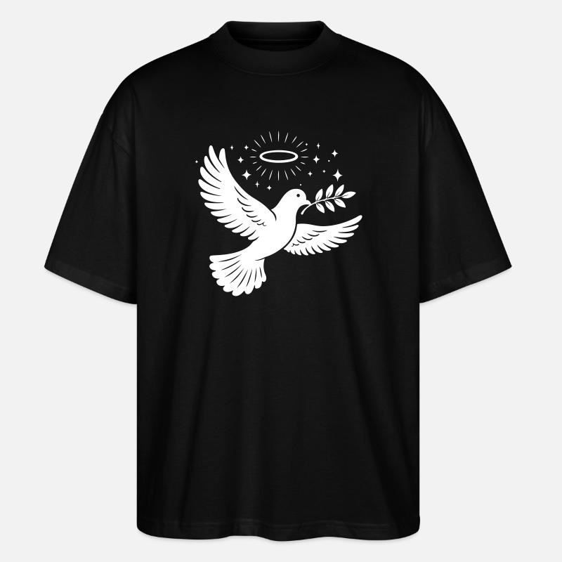 Colombe Sainte Chrétienne - T-shirt bio Blaster 2.0 coupe oversize Stanley/Stella Unisexe - noir