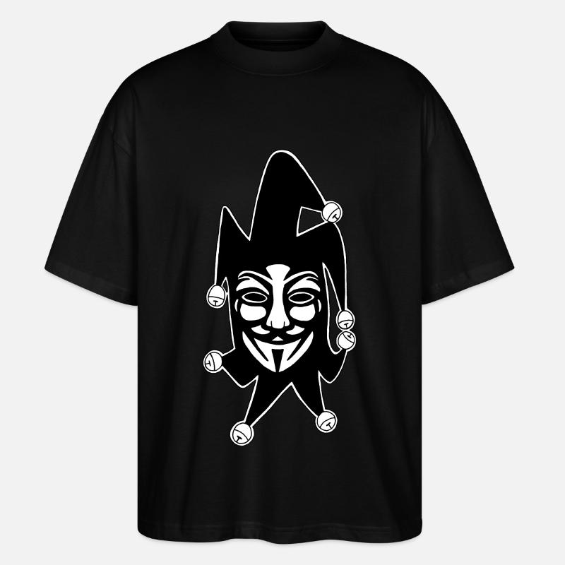 Anonymer Narr - Stanley/Stella Oversized Unisex Bio T-Shirt Blaster 2.0 - Schwarz