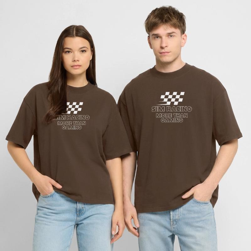 Drapeau de simulation de course : plus que le jeu vidéo T-shirt bio Blaster 2.0 coupe oversize Stanley/Stella Unisexe