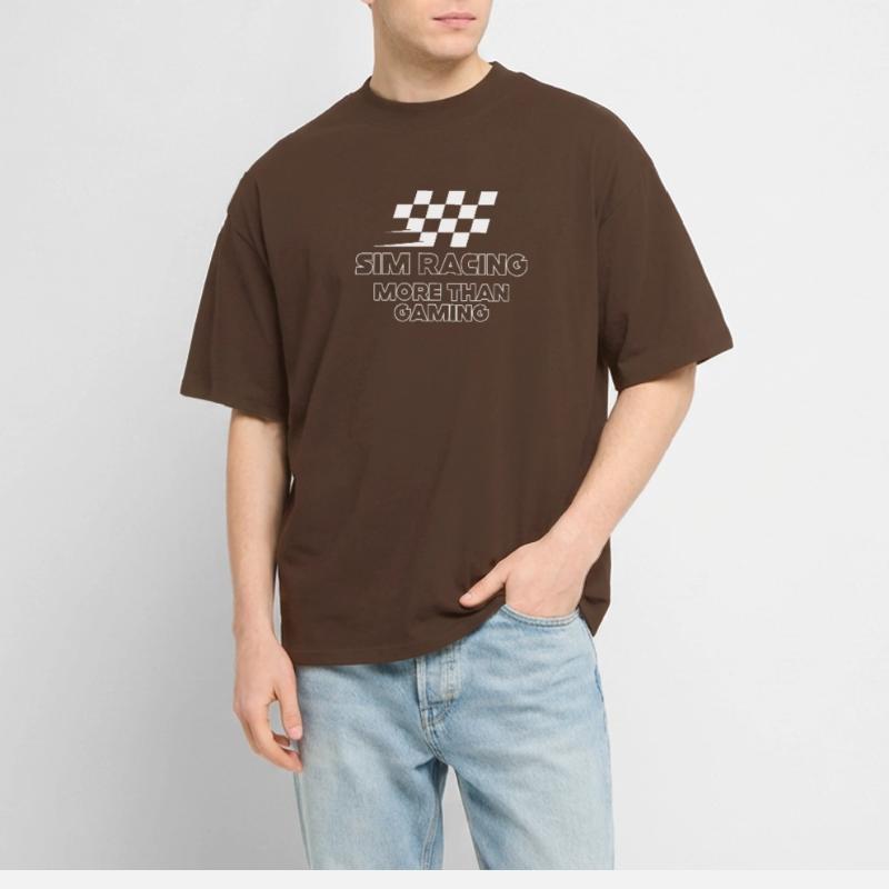 Drapeau de simulation de course : plus que le jeu vidéo T-shirt bio Blaster 2.0 coupe oversize Stanley/Stella Unisexe