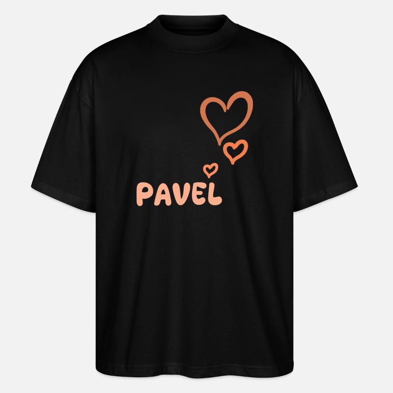 Pavel - Stanley/Stella Oversized Unisex Bio T-Shirt Blaster 2.0 - Schwarz