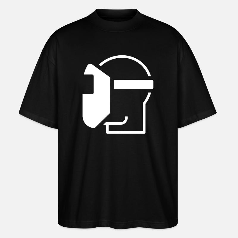 Schweißen, Schweißer, Schweißfachmann - Stanley/Stella Oversized Unisex Bio T-Shirt Blaster 2.0 - Schwarz