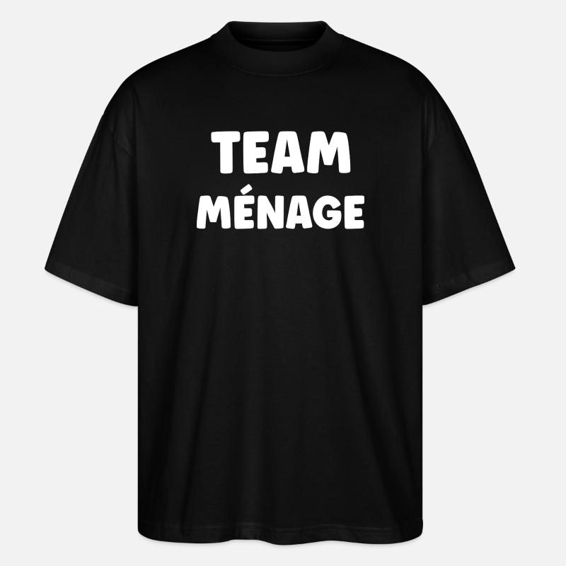 REINIGUNGSTEAM - Stanley/Stella Oversized Unisex Bio T-Shirt Blaster 2.0 - Schwarz